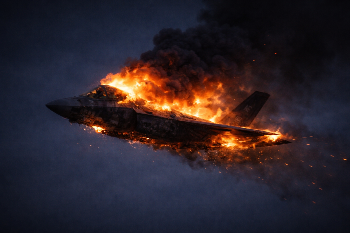 الحرس الثوري يعلن اسقاط طائرة امريكية نوع F35